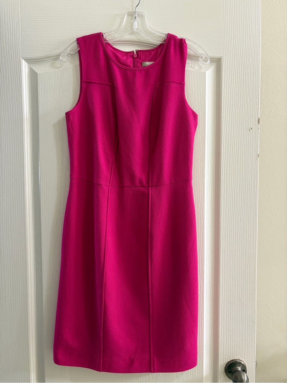 Banana Republic Fuchsia Sleeveless Sheath Dress